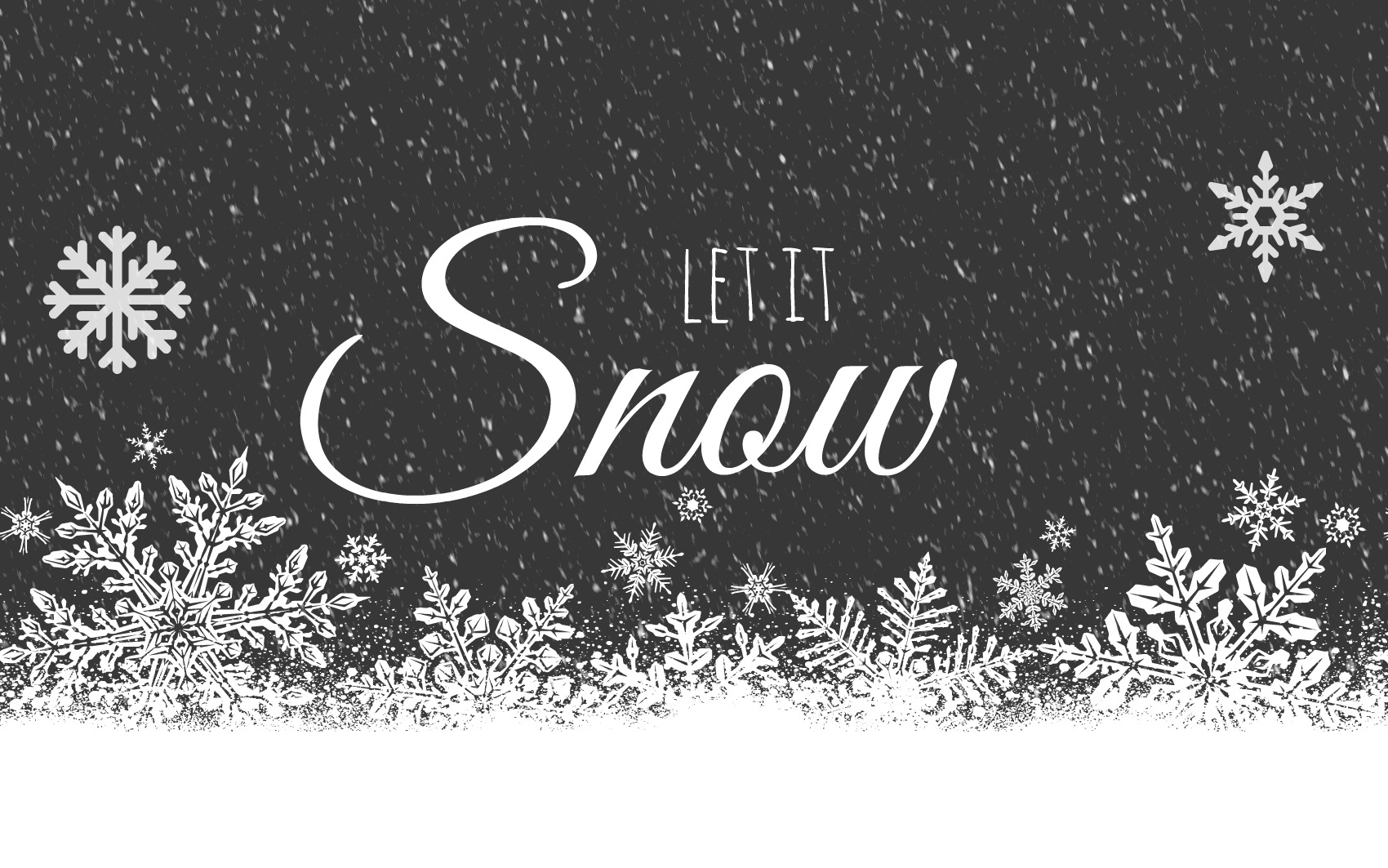 Let it Snow Free Printable